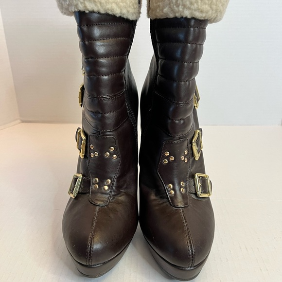 Shoedazzle Faux Leather Boots - Picture 6 of 8